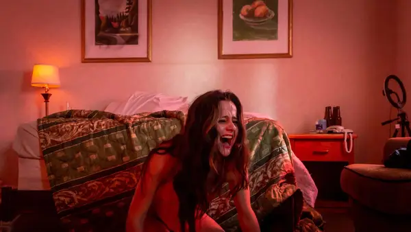 Larissa Dias as Grace in a still from 