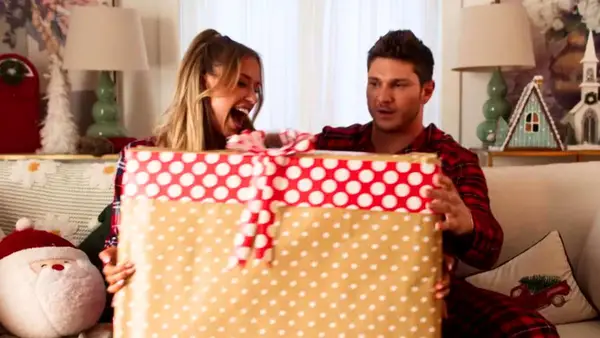 Jessica Lord and Laith Wallschleger in a still from 