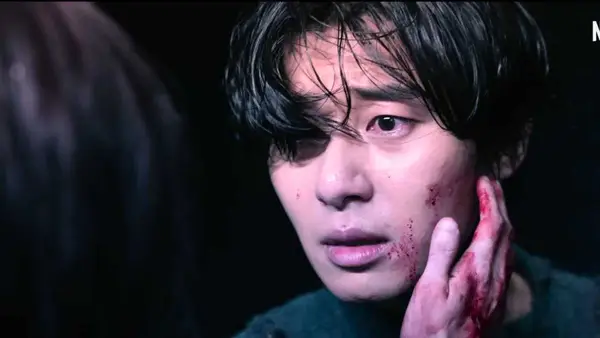 Park Seo-joon in a still from 