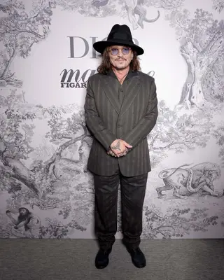 Johnny Depp attends the Madame Figaro x Christian Dior dinner at the 76th Cannes Film Festival on May 17, 2023, in Cannes, France. (Photo by Francois Durand/Getty Images for Christian Dior)