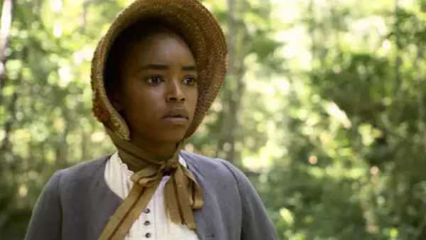 Lovie Simone as Mary Simms in a still from 