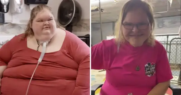 Tammy Slaton das irmãs de 1000 lb vira cabeças com brilho deslumbrante-exiba cabelos novos e dentes perfeitos no vídeo