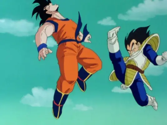Goku vs. Vegeta... a Saiyan Duel! (