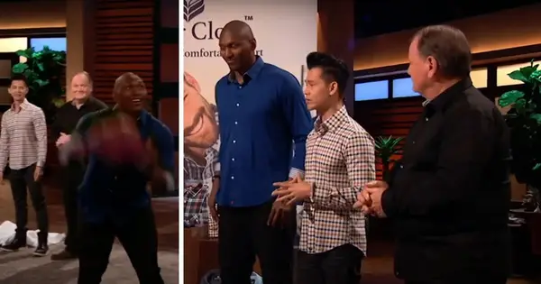 NBA-Star betritt den Mid-Pitch in Shark Tank-und hilft Gründer, 250.000 US-Dollar für seine einzigartige Hemdmarke zu erzielen