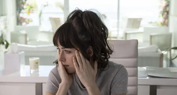 Dakota Johnson in a still from 
