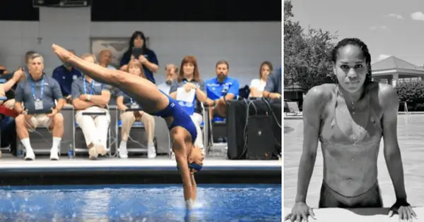 Kristen Hayden: Diver schlug die Lernbehinderung, die erste schwarze Frau zu werden, um den nationalen Titel zu gewinnen