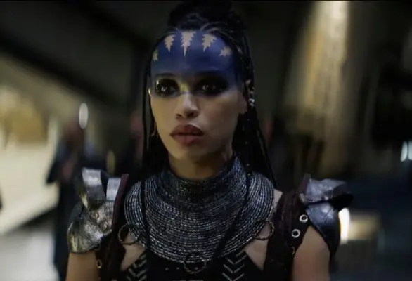 Cleopatra Coleman as Devra Bloodaxe in a still from (@netflix)