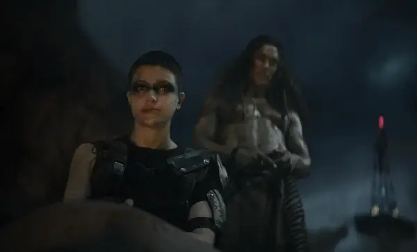 Elise Duffy and Staz Nair in 