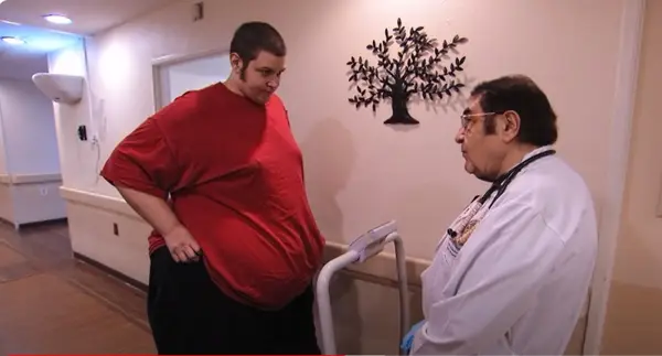 JT Clark with Dr Younan Nowzaradan in 