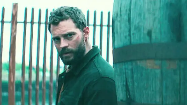 Jamie Dornan as Elliot Stanley/Eugene Cassidy in a still from 