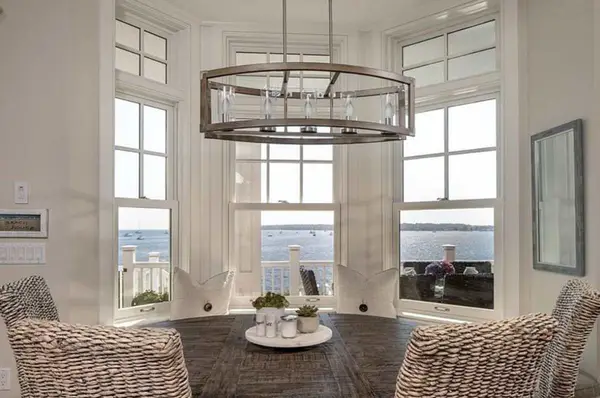 The dining area has an incredible with of the sea so you can enjoy your meals (Chris Demakis/Demakis Family Real Estate)