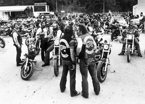 Sonny Barger along with his other Hells Angels members (NBC)