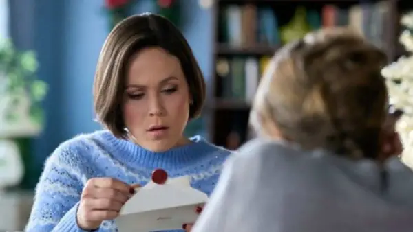 Erin Krakow in a still from 