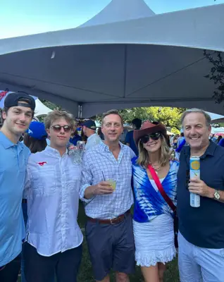 Lara was also accompanied by ex-husband David Haffenreffer to meet Duff at college (@laraspencer/Instagram)