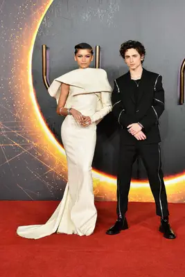 Zendaya and Timothée Chalamet attend the UK Special Screening of 