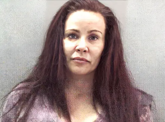 A Mug Shot Of Actress Tawny Kitaen Is Seen April 1, 2002 In Newport Beach, Ca. Kitaen Facing DUI charges (Getty Images)