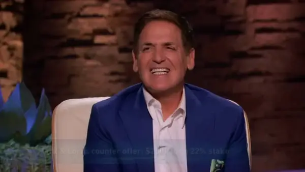 A still of Mark Cuban during an episode of 