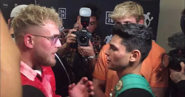 Ryan Garcia is 1 inch taller than Jake Paul (villainfy/ YouTube)