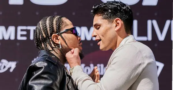 Kokio ūgio yra Ryanas Garcia? Ventiliatoriai mano, kad profesionalus boksininkas „laimi“ rungtynes ​​dėl „ūgio pranašumo“