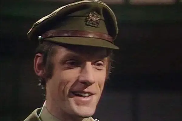 Richard Franklin as Captain Mike Yates in Doctor Who