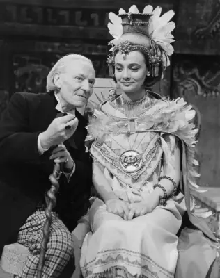 English actor William Hartnell (1908 - 1975), who plays the Doctor in television