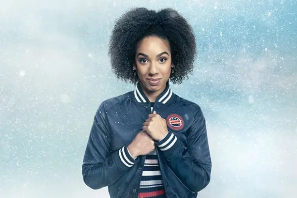 Pearl Mackie as Bill Potts in Doctor Who