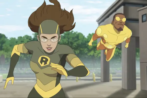 Shrinking Rae and Bulletproof in Invincible season 2