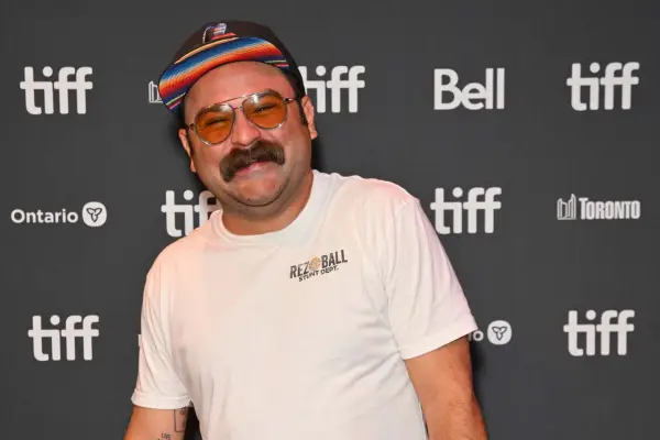 Cody Lightning photographed at Toronto International Film Festival in 2023