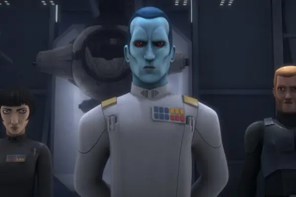 Grand Admiral Thrawn in Star Wars Rebels.