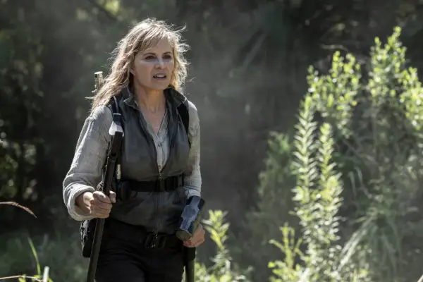 Kim Dickens as Madison in Fear the Walking Dead season 8 holding tools