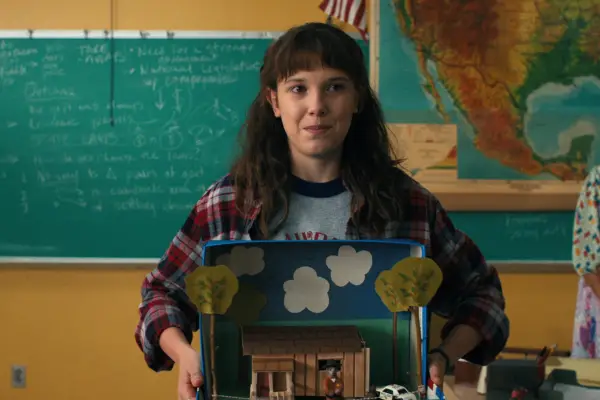 Millie Bobby Brown plays Eleven