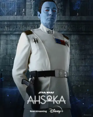 Lars Mikkelsen as Grand Admiral Thrawn in Ahsoka.