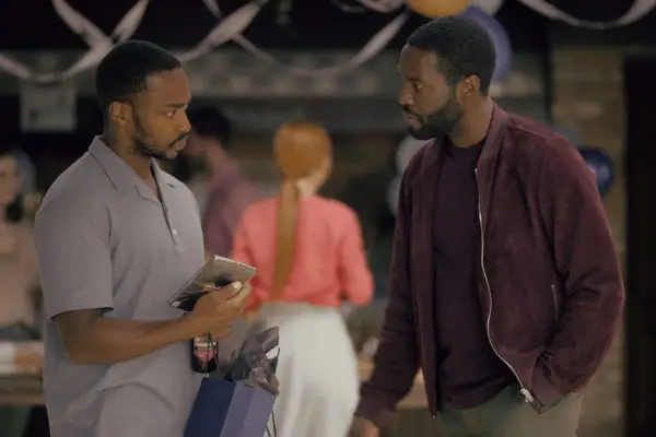 Anthony Mackie and Yahya Abdul-Mateen II in Striking Vipers