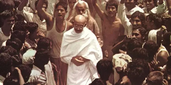 Ben Kingsley as Gandhi in Richard Attenborough