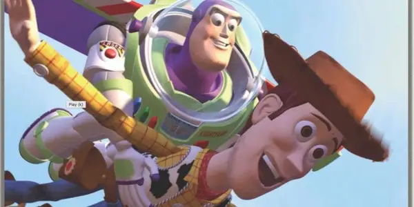 Woody and Buzz falling--with style!