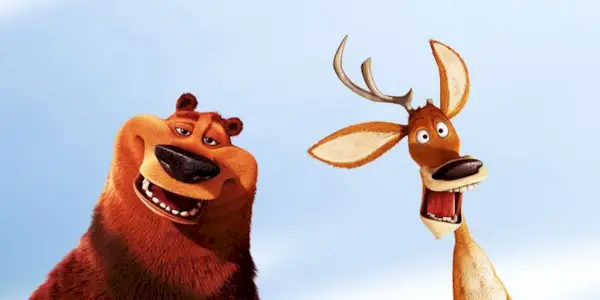 Boog and Elliot relax during their convenience store run