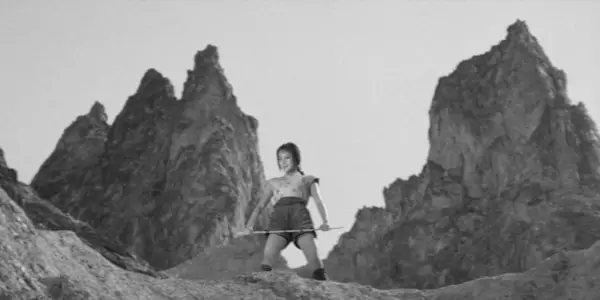 Misa Uehara in The Hidden Fortress