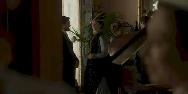 Charlotte (Hannah Shealy) in The Gilded Age Season 3 Episode 2