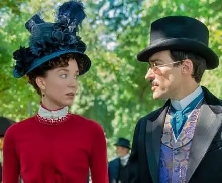 Nicole Brydon Bloom and Blake Ritson in The Gilded Age Season 2