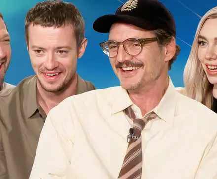 Custom image of Ebon Moss-Bachrach, Joseph Quinn, Pedro Pascal, and Vanessa Kirby for The Fantastic Four