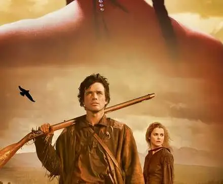 A poster image of the Into the West miniseries