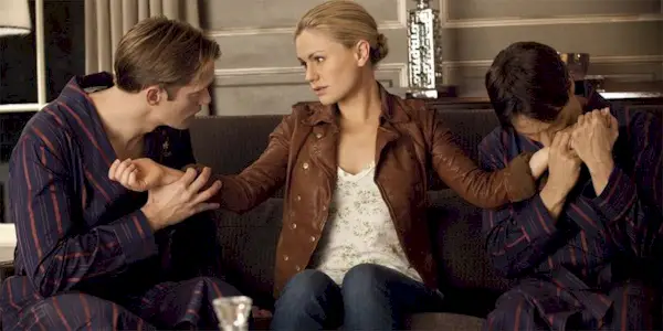 Alexander Skarsgard, Anna Paquin, Stephen Moyer in True Blood Season 5