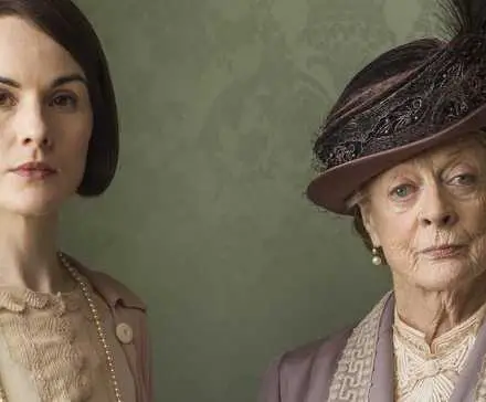 Maggie Smith and Michelle Dockery in Downton Abbey