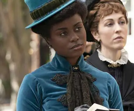 Peggy (Denée Benton) takes notes in 