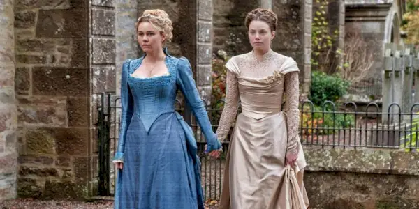 Kristine Froseth and Imogen Waterhouse in The Buccaneers finale