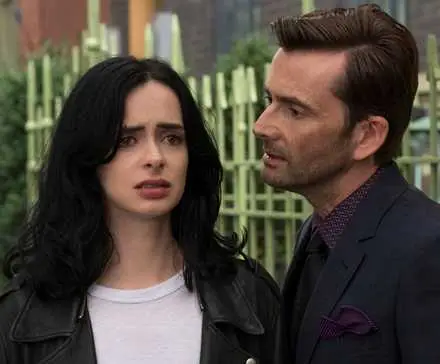 Kilgrave speaking into Jessica Jones