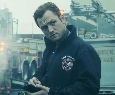 Taron Egerton as Dave Gudsen in Smoke.