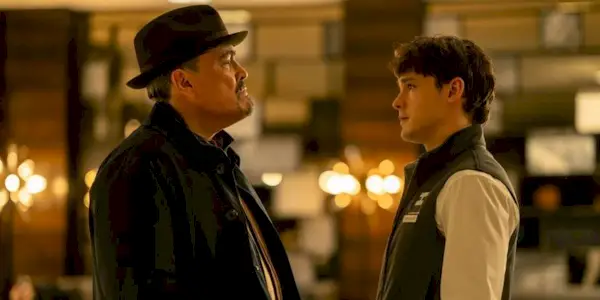 Angel Batista (David Zayas) and Harrison Morgan (Jack Alcott) in 