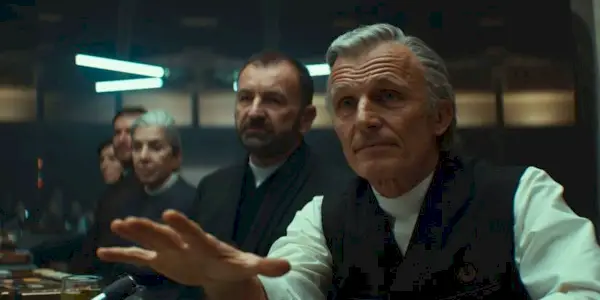 The Ghorman Front looking in the same direction in Andor Season 2.