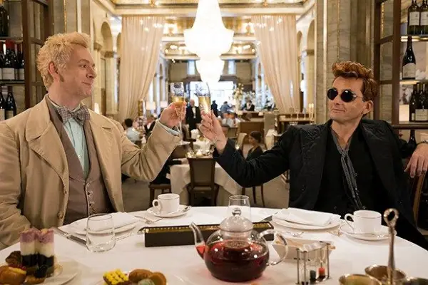 Michael Sheen and David Tennant in Good Omens